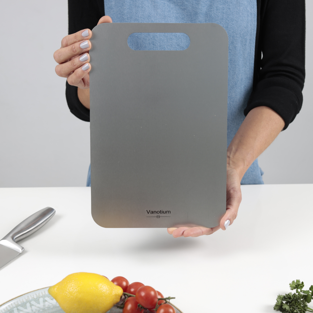 Vanotium 100% Pure Titanium Cutting Board